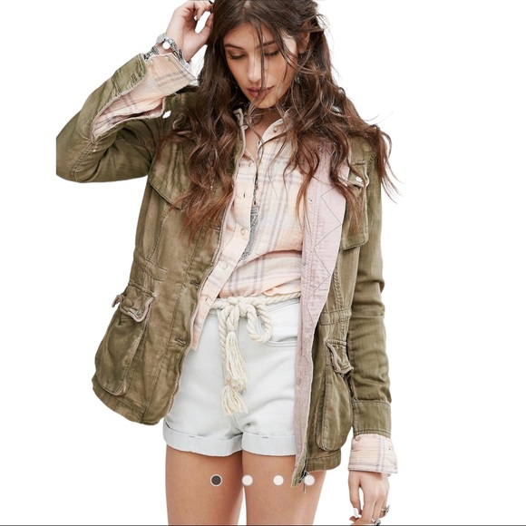 Free People Jackets & Blazers - NWT Free People Double Cloth Military Jacket🪖💕✨